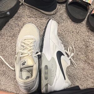 Nike Women's Air Max White and Black Sneakers